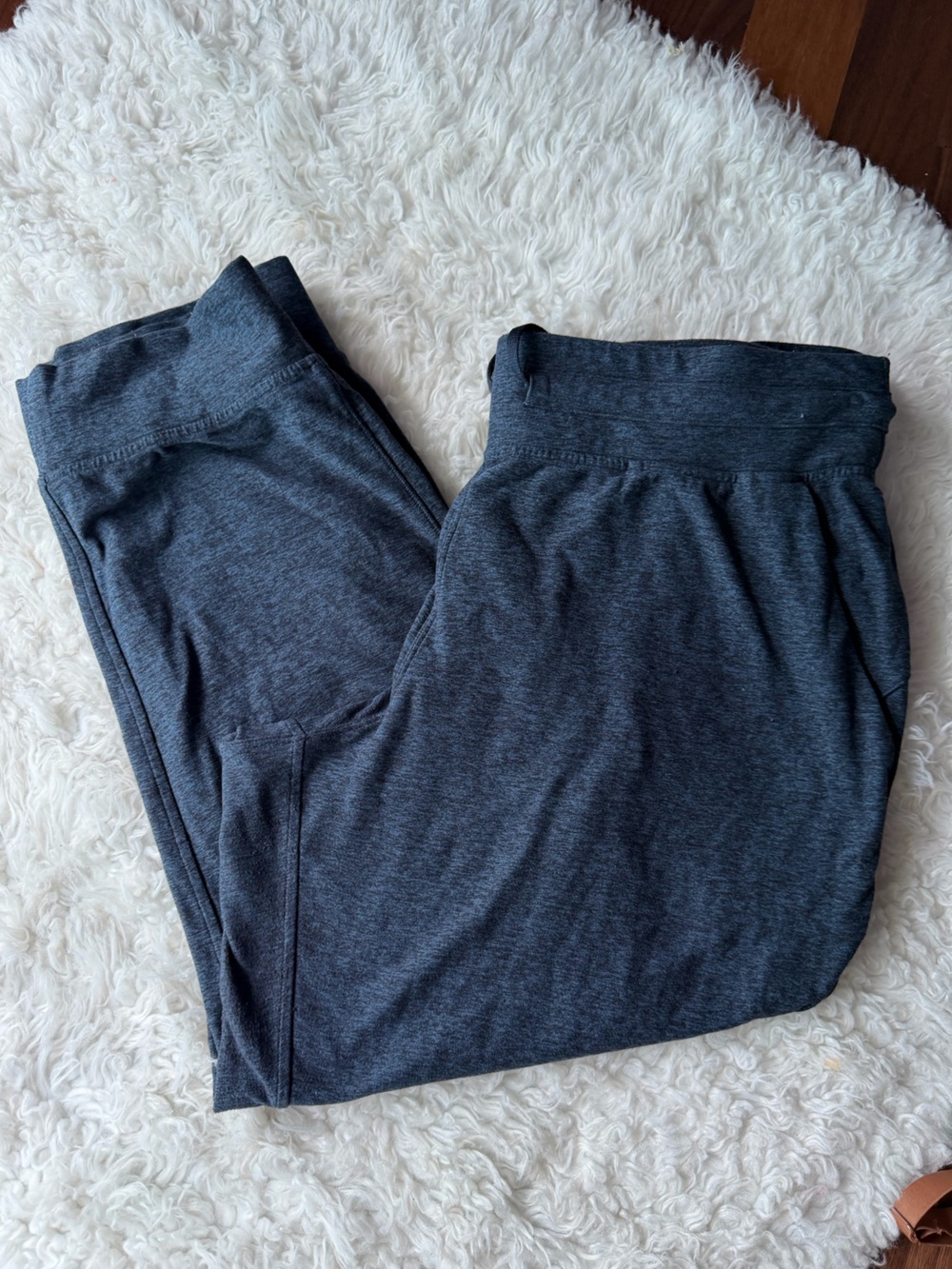 Lululemon Ready to Rulu High Rise Cropped Jogger Heathered Navy 14
